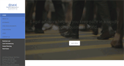 Desktop Screenshot of bmklegal.com